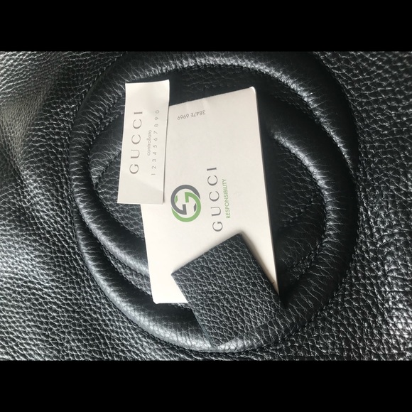 Large Gucci soho chain handle bag - Picture 2 of 5